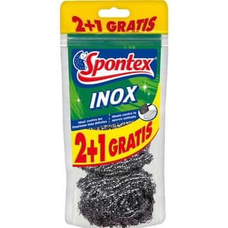 Inox estropajo metálico envase 2 unidades -