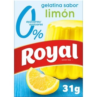 Gelatina con sabor a limón y vitamina C caja 31 g -