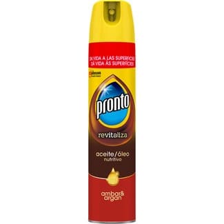 Aceite nutritivo revitalizante para muebles spray 250 ml ámbar y argán -