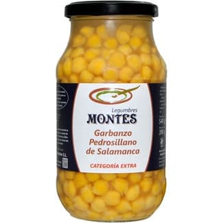 Garbanzos cocidos pedrosillano de Salamanca frasco 390 g -