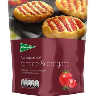 Pan tostado con tomate y orégano bolsa 160 g -