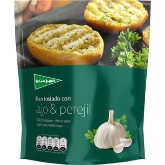Pan tostado con ajo y perejil bolsa 160 g -