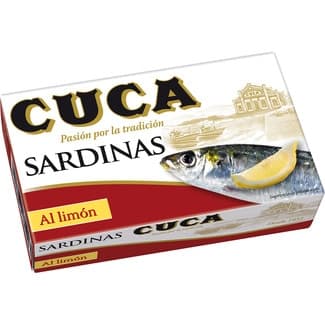 Sardinas al limón lata 85 g neto escurrido -