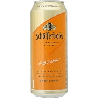 Hefeweizen cerveza rubia de trigo lata 50 cl -