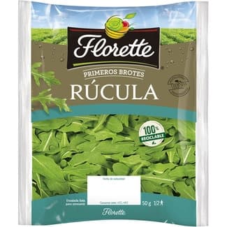 Rúcula primeros brotes ensalada individual bolsa 50 g -