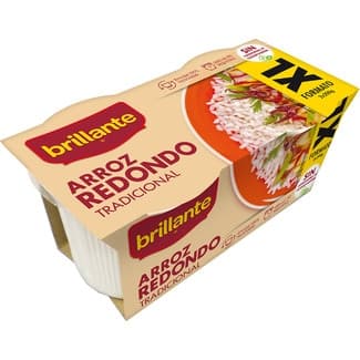 Arroz redondo tradicional cocido formato xl pack 2 envases 200 g -