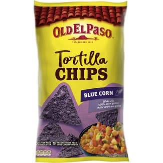 Tortilla chips blue corn sin gluten bolsa 150 g -
