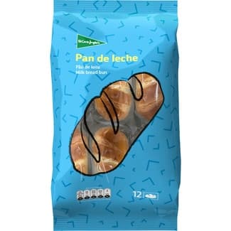 Pan de leche 12 unidades envasados individualmente bolsa 480 g -