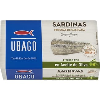 Sardinas en aceite de oliva lata 80 g neto escurrido -