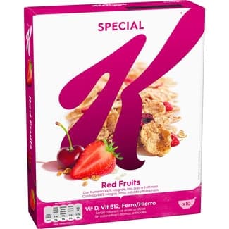 Cereales de desayuno con frutos rojos estuche 300 g -