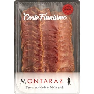 Lomo de cebo de campo ibérico 50% raza ibérico corte finnísimo en lonchas envase 80 g -