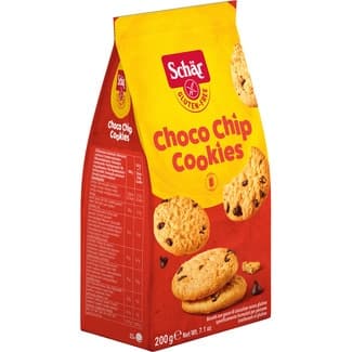 Cookies con chips de chocolate sin gluten bolsa 200 g -