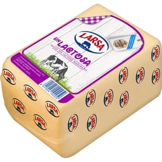Queso gallego tierno de vaca madurado elaborado con leche pasteurizada en barra sin lactosa -