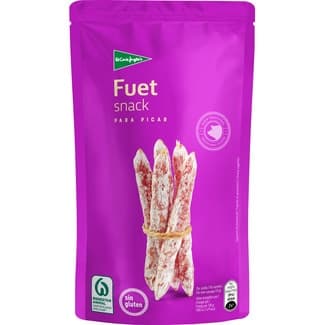 Snack de fuet para picar sin gluten bolsa 50 g -