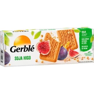 Galletas de soja higo con azúcar integral de caña y sin aceite de palma caja 270 g -