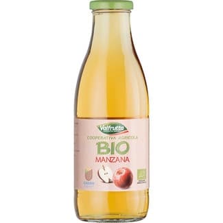 Zumo de manzana ecológico a partir de concentrado botella 1 l (envase de vidrio) -
