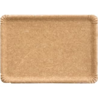 Bandeja de cartón Kraft 25x35 cm envase 5 unidades -