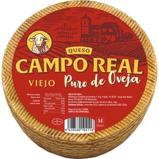 Queso viejo puro de oveja elaborado con leche pasteurizada peso aproximado pieza 3 kg -