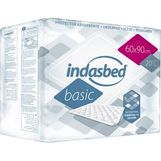 Protector de cama absorbente 90X60 cm bolsa 20 unidades -