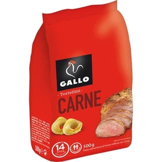 Tortellini carne bolsa 500 g -