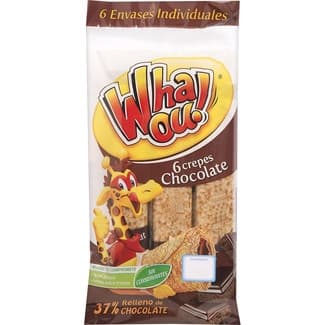 Crepes rellenos de chocolate 37% 6 unidades bolsa 192 g -