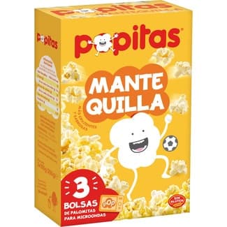 Palomitas con mantequilla para microondas Sin Gluten pack 3x100 g envase 300 g -
