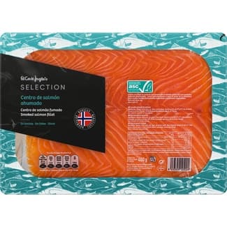 Centro de salmón ahumado noruego en lonchas envase 400 g -