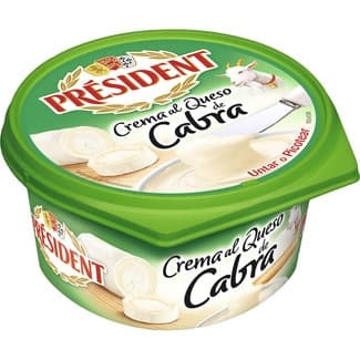 Crema francesa al queso de cabra para untar o picotear tarrina 125 g -