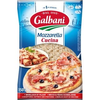 Mozzarella italiana rallada especial para pizza bolsa 150 g -