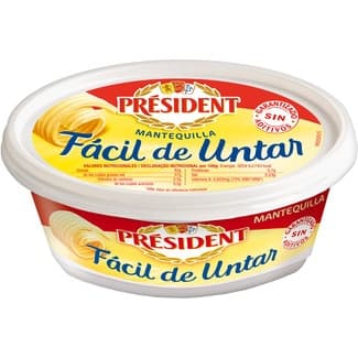 Mantequilla francesa fácil de untar sin aditivos tarrina 250 g -