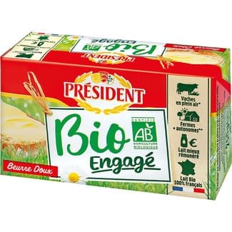 Mantequilla francesa ecológica pastilla 250 g -