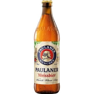Hefe-Weissbier Naturtrüb cerveza de trigo alemana botella 50 cl -