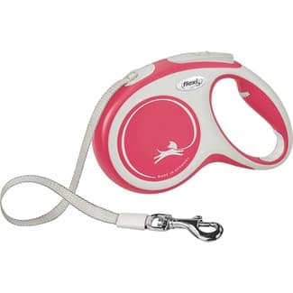 New Comfort correa extensible para perros roja y blanca talla M 5 m 1 unidad -