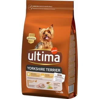 Yorkshire Terrier pienso para perros con pollo bolsa 1,5 kg -