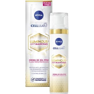 Cellular Luminous Antimanchas crema de día SPF-50 dosificador 40 ml -