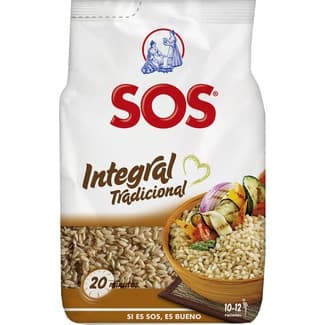 Arroz integral paquete 1 kg -