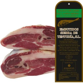 Paleta deshuesada de cebo de campo ibérica 50% raza ibérica -