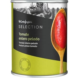 Tomate entero pelado calidad extra lata 240 g neto escurrido -