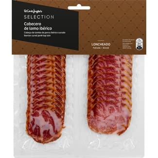 Cabecero de lomo ibérico en lonchas pack 2 x 50 g envase 100 g -