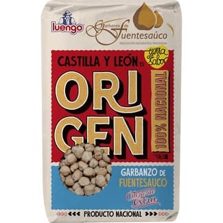 Origen garbanzo IGP de Fuentesaúco paquete 1 kg -