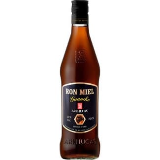 Guanche ron miel botella 70 cl -