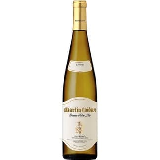 Vino blanco albariño crianza sobre lías DO Rías Baixas botella 75 cl -