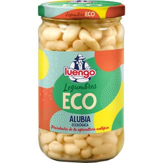 Alubia riñón cocida ecológica frasco 400 g neto escurrido -