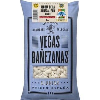 Alubia blanca riñón extra IGP de la Bañeza-León saco 1 kg -