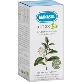 Detox Bio infusión funcional ecológica envase 25 bolsitas -