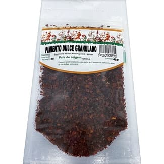 Pimiento dulce granulado bolsa 50 g -