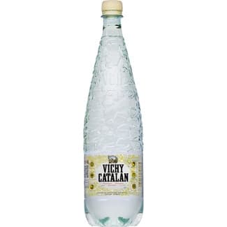 Agua mineral natural con gas botella 1,2 l -