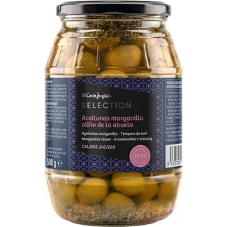 Aceitunas manzanilla aliño de la abuela frasco 500 g -