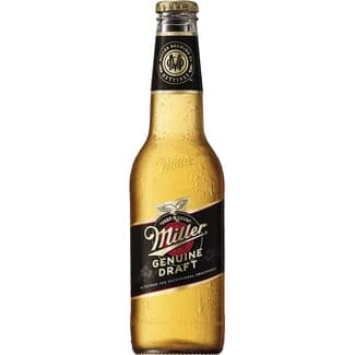 Cerveza rubia estadounidense tipo Lager botella 33 cl -