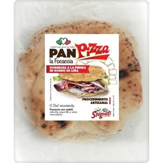 La Focaccia horneada a la piedra en horno de leña envase 230 g -